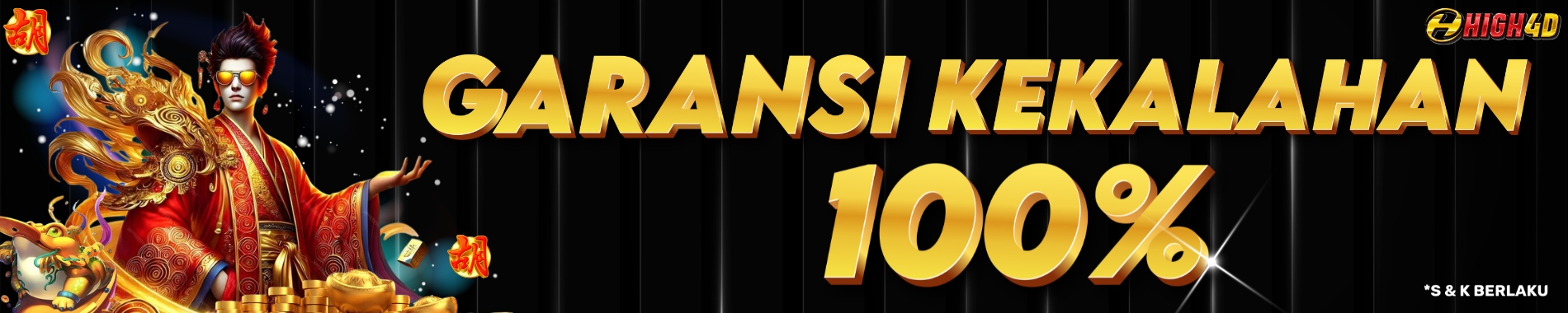 GARANSI KEKALAHAN UNTUK ALL MEMBER SETIA HIGH4D